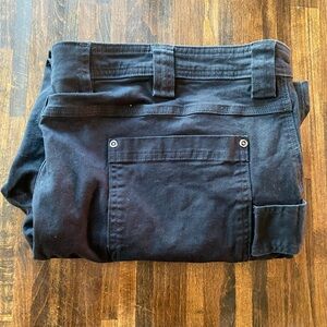 Duluth Trading Cropped Cargo Work Pants 40x26